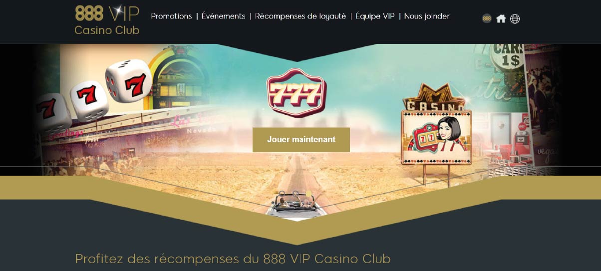 Club VIP du casino 888