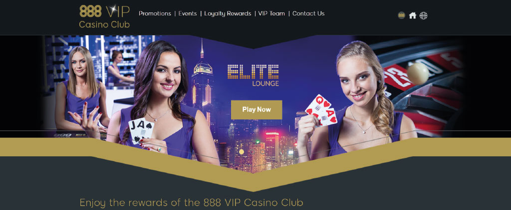 888 casino VIP club and elite bonuses