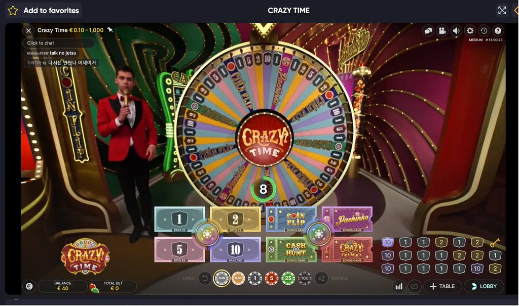 Beem Casino Live Dealer Games
