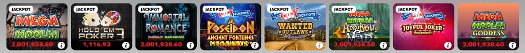 Betway casino jackpots