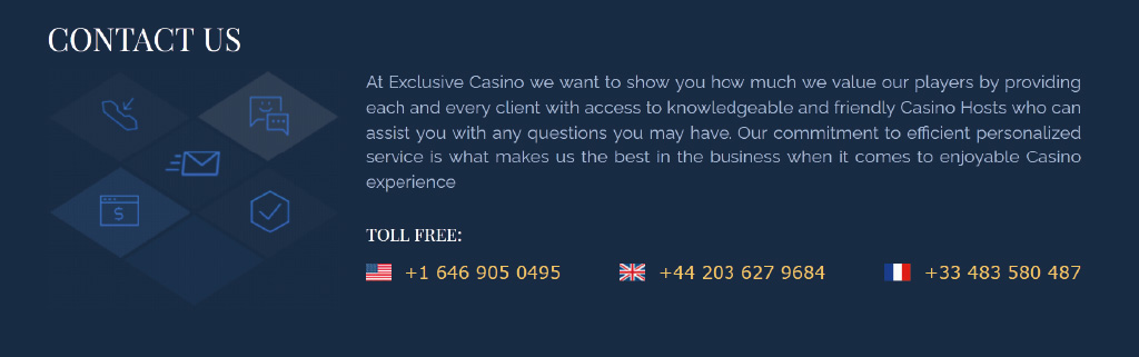 Assistance exclusive des casinos