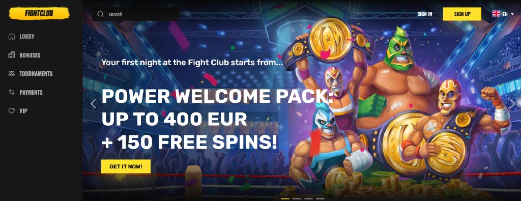 Play at Fight Club Casino