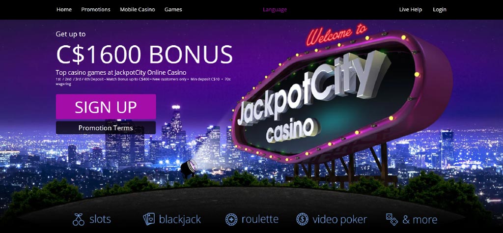 Bienvenue au casino Jackpotcity